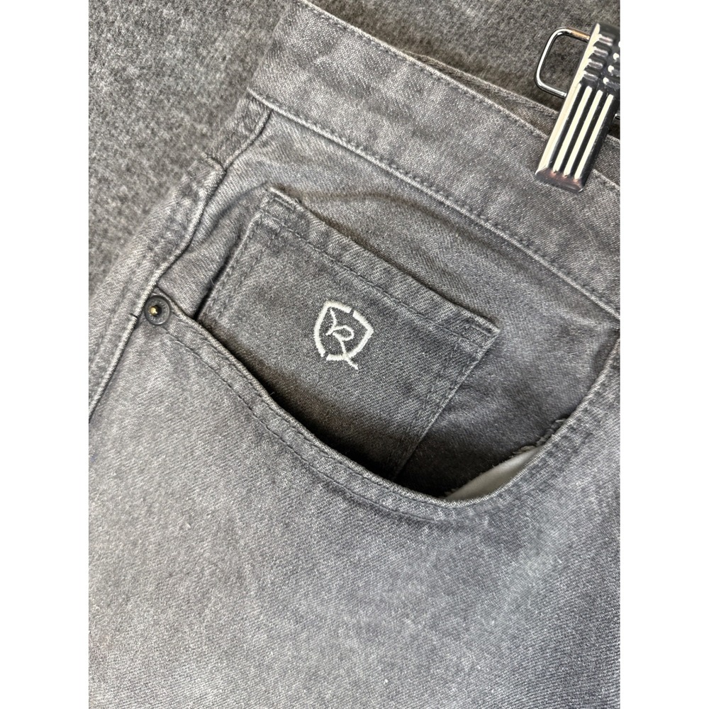 Rocawear Gray Classic Fit Jeans Mens 40 Denim Straight Leg Casual Skater Flap Po - Picture 10 of 12